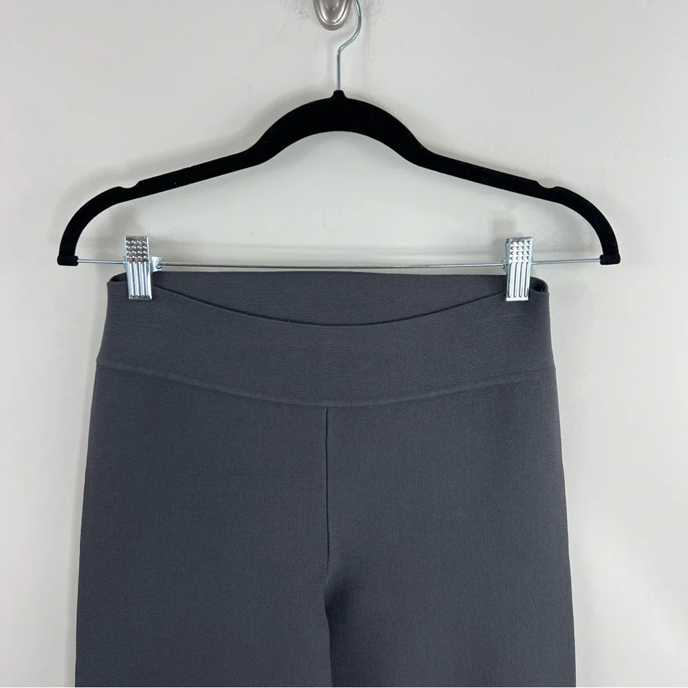 Opening Ceremony Gray Knit Flounced Split Hem Cropped Pants Size Small - Picture 4 of 14